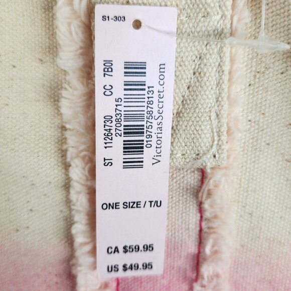 NWT Victoria Secret Ombre Beach Tote - Picture 6 of 11
